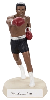 Muhammad Ali Signed Salvino Statue with Black Shorts (Special Edition) (Beckett)